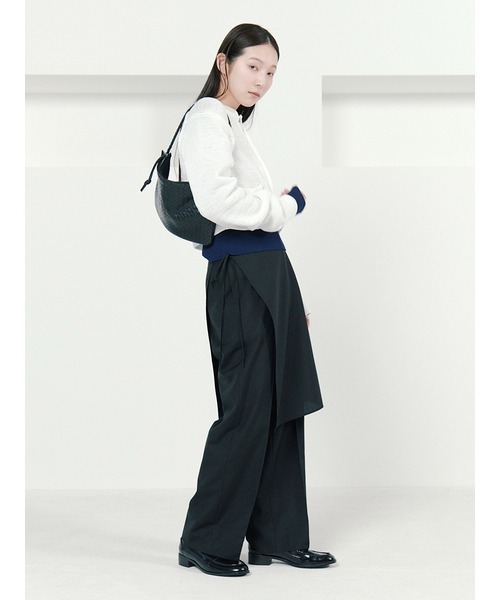 「MIESROHE」 ニットカーディガン ONE SIZE ベージュ レディース_画像6