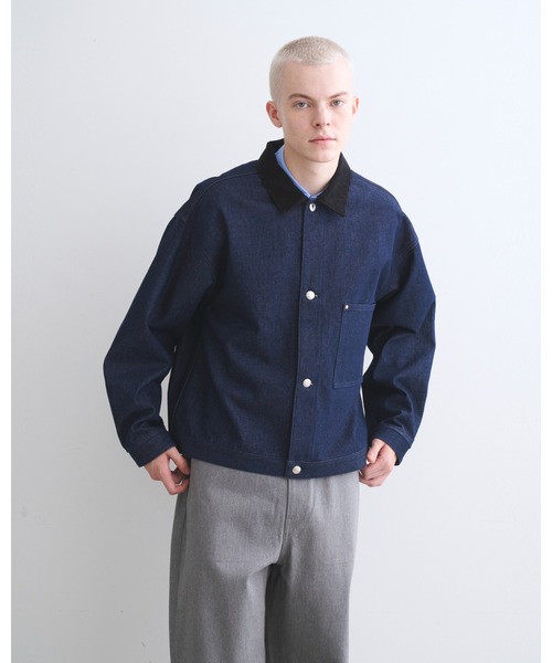 ブルゾン アウター WORK JACKET 001D メンズの画像