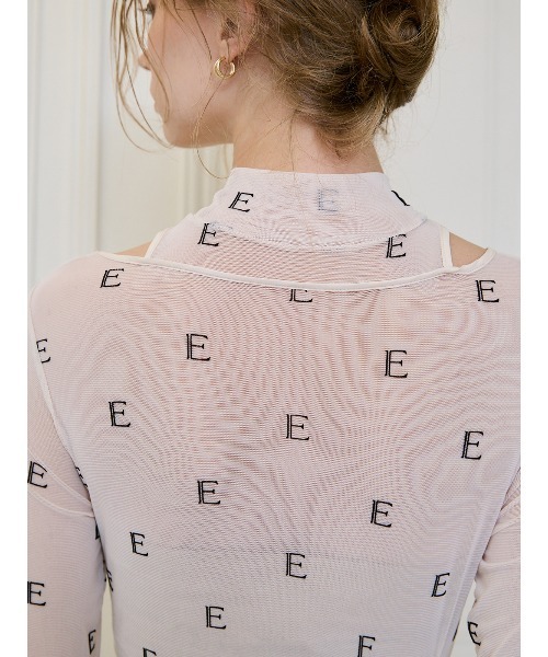 EIMY ISTOIRE（エイミーイストワール） tシャツ モノグラムカット