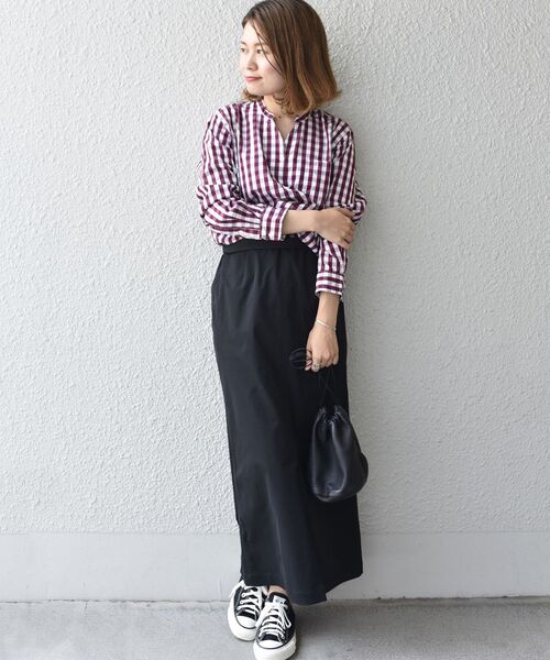 「SHIPS Days」 長袖ブラウス S~M パープル レディース_画像2