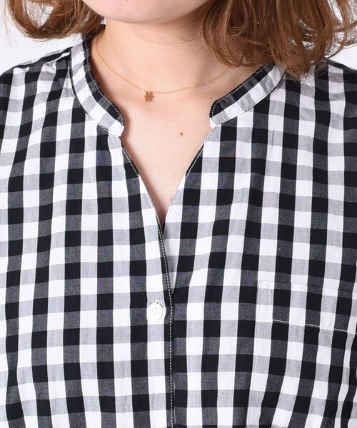 「SHIPS Days」 長袖ブラウス S~M パープル レディース_画像5