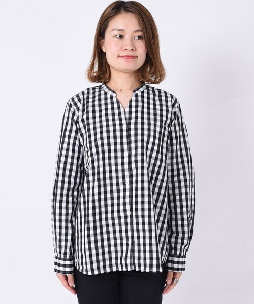 「SHIPS Days」 長袖ブラウス S~M パープル レディース_画像7