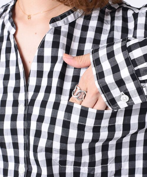 「SHIPS Days」 長袖ブラウス S~M パープル レディース_画像8