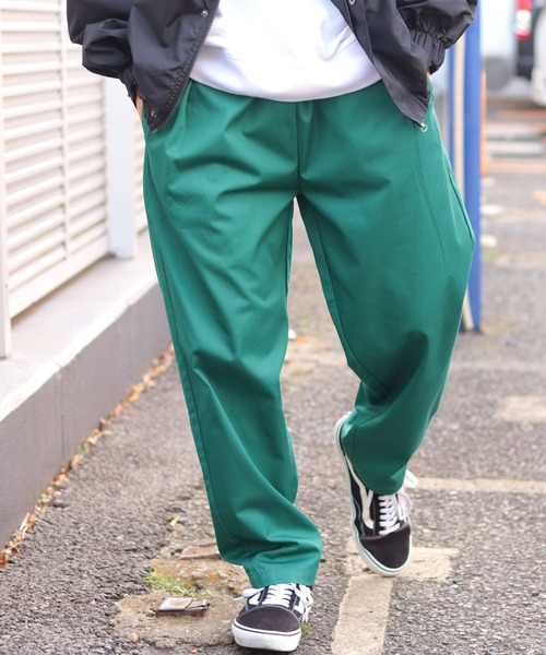 ENGINEERED GARMENTS XL チノパン ダークグリーン ワイドパンツ チノパン シェフパンツ/カラーパンツ/イージーパンツ