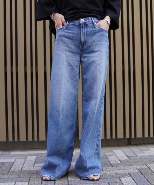 パンツ upper hights THE SISTER 26SIZE upperhights（アッパーハイツ） ワイドパンツ ジーンズ デニム デニム