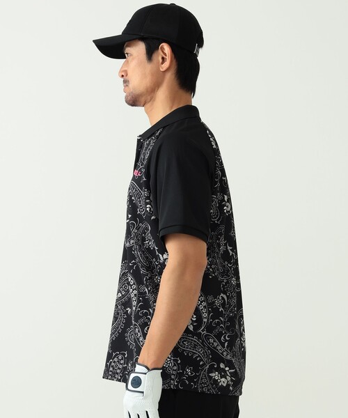 BEAMS GOLF（ビームス ゴルフ） 半袖ポロシャツ S ブラック メンズ