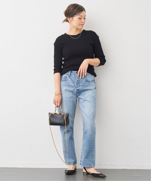 「Deuxieme Classe」 長袖カットソー FREE ベージュ系その他 レディース_画像2