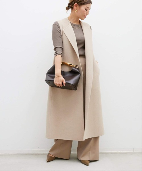 「Deuxieme Classe」 長袖カットソー FREE ベージュ系その他 レディース_画像4