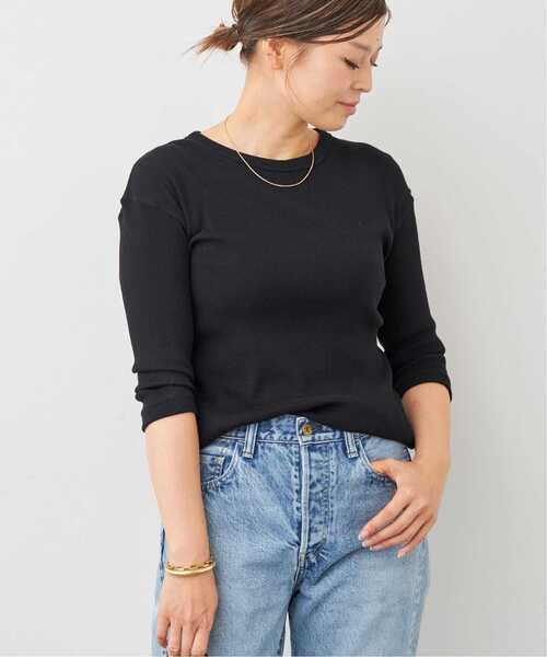 「Deuxieme Classe」 長袖カットソー FREE ベージュ系その他 レディース_画像5