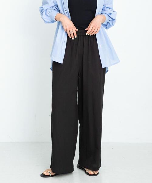 「URBAN RESEARCH Sonny Label」 イージーパンツ 38 ベージュ レディース_画像2