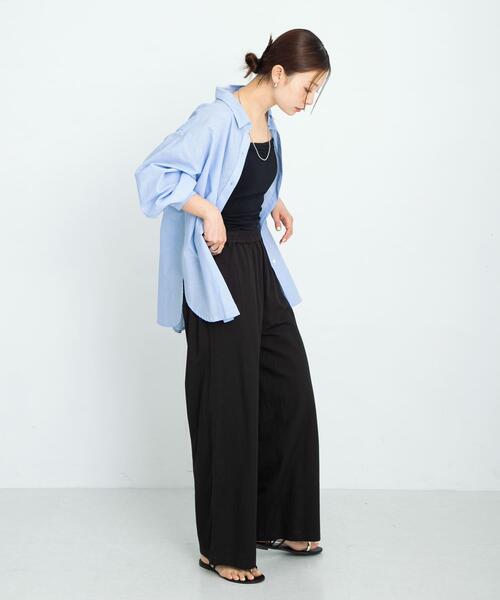 「URBAN RESEARCH Sonny Label」 イージーパンツ 38 ベージュ レディース_画像7