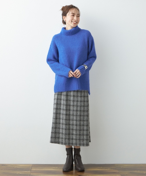 「Petit Honfleur」 タイトスカート 64 ブラック レディース_画像9