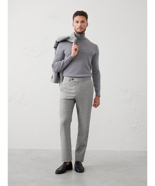 バナナリパブリック　メンズ　ビジネススーツセットアップ　グレンチェック　L BANANA REPUBLIC（バナナリパブリック） セレモニースーツ カジュアル