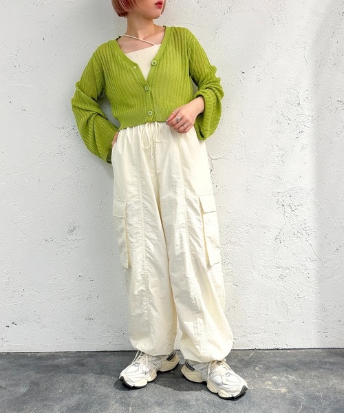 「apres jour mignon」 カーゴパンツ MEDIUM ブルー レディース_画像5