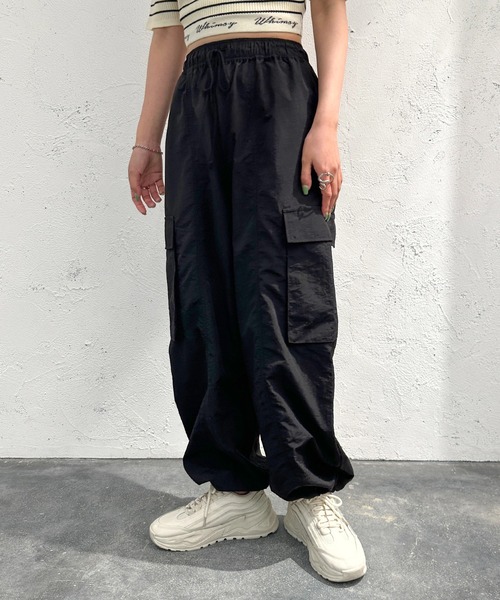 「apres jour mignon」 カーゴパンツ MEDIUM ブルー レディース_画像8