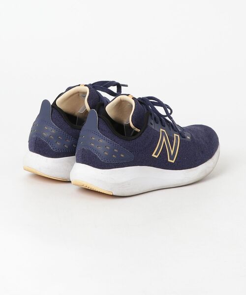 「New Balance」 ローカットスニーカー 22.5cm ネイビー レディース