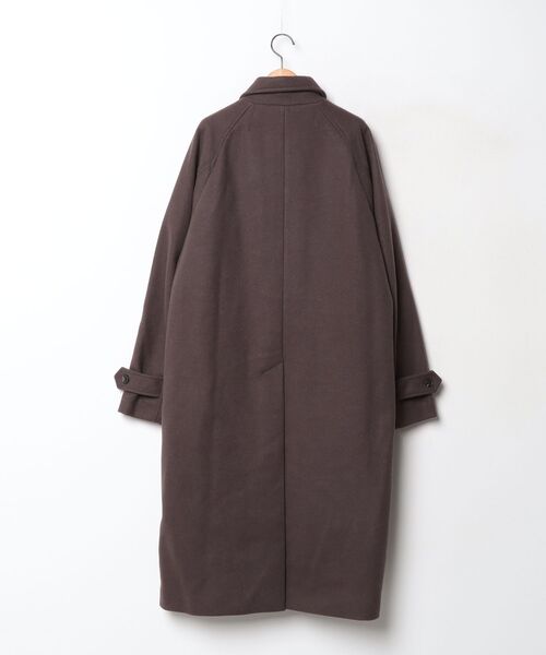 「EMMA CLOTHES」 ステンカラーコート S アッシュブラウン メンズ_画像2