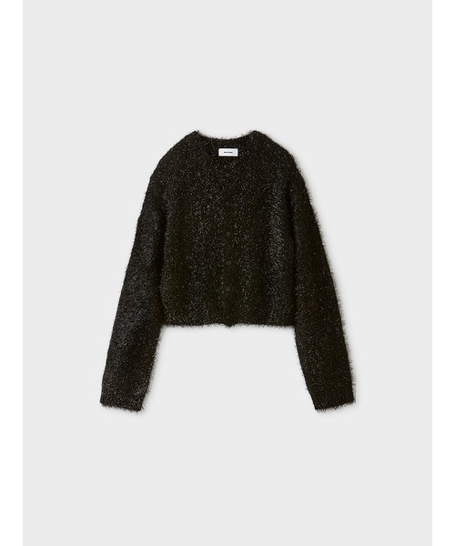 「MIESROHE」 ニットカーディガン ONE SIZE ネイビー レディース_画像9