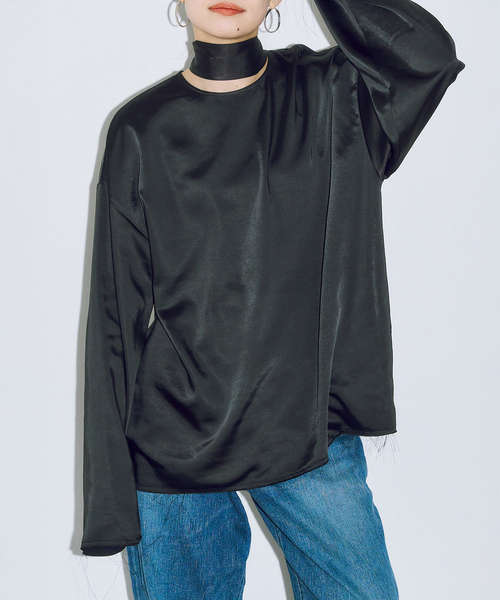 CITYSHOP（シティショップ） ブラウス シャツ SATIN RIBBON ブラウス 