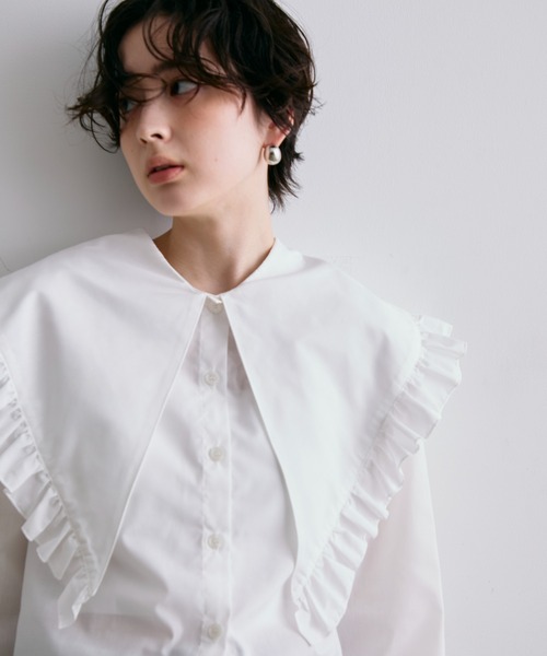 KIARIS vintage × JOURNAL トライアングルタックブラウス KIARIS vintage × JOURNAL STANDARD/キアリスヴィンテージ