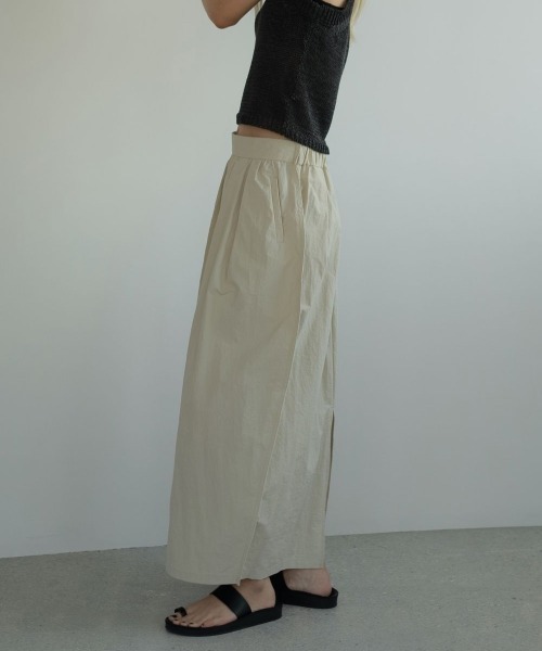 「anuke」 ロングスカート 38 オフホワイト レディース_画像7