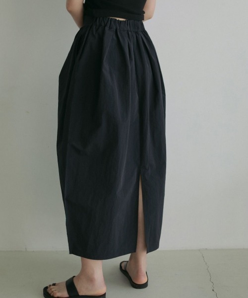 「anuke」 ロングスカート 38 オフホワイト レディース_画像9