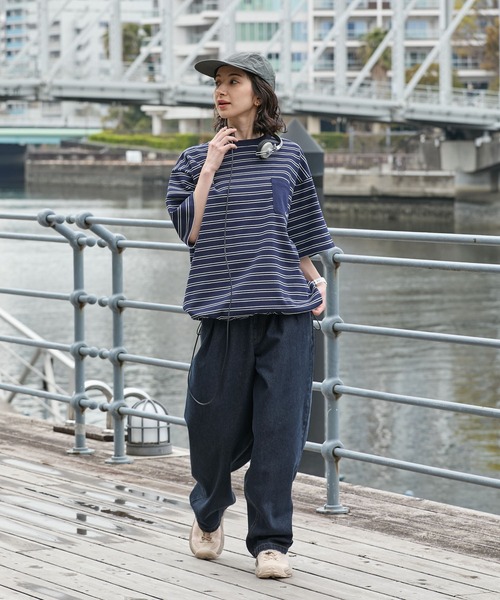 HECT ワイドパンツ ジーンズ 「HECT」10.5oz 2Tuck Denim Carrot Pants