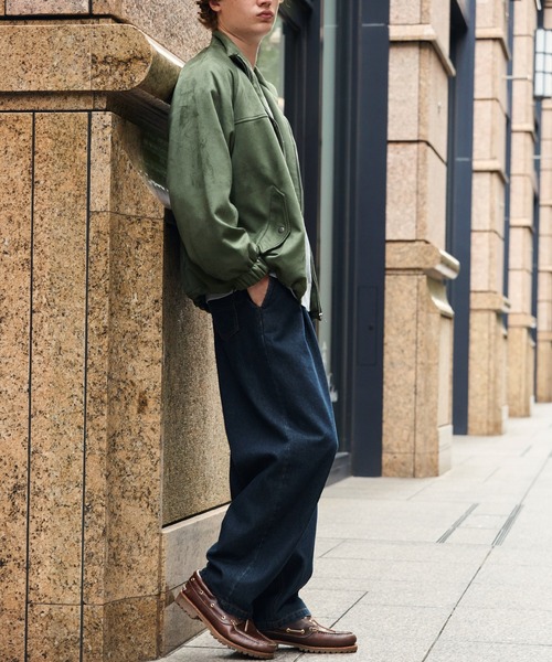 HECT ワイドパンツ ジーンズ 「HECT」10.5oz 2Tuck Denim Carrot Pants