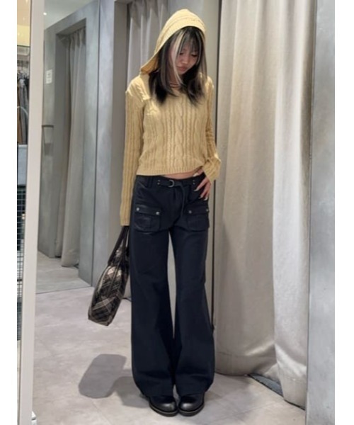 LAGUA GEM（ラグアジェム） ワイドパンツ カーゴパンツ COTTON DAILY