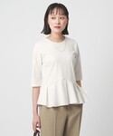 tシャツ イレヘム ペプラム ポンチ プルオー...の詳細画像1