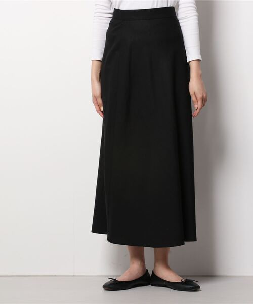 値引き！未使用　UNITED ARROWS 36 ノーラペル スーツ スカート UNITED ARROWS（ユナイテッドアローズ） ロングスカート 36 オレンジ