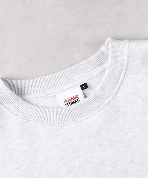 「VISION STREET WEAR」 スウェットカットソー L ダークグレー メンズ_画像5