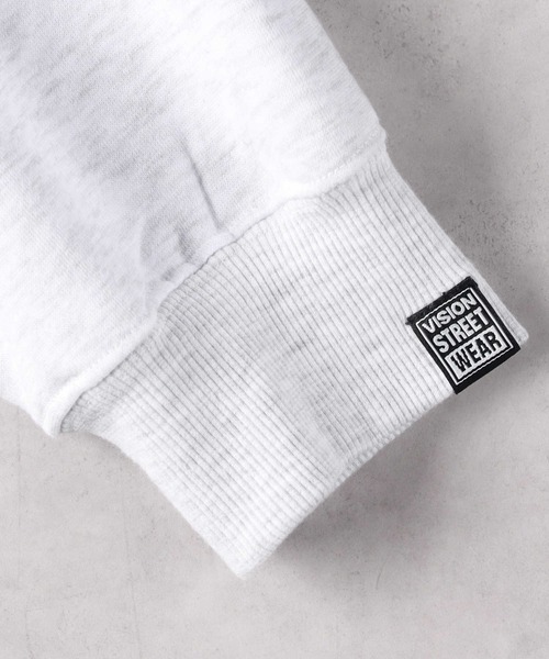 「VISION STREET WEAR」 スウェットカットソー L ダークグレー メンズ_画像6