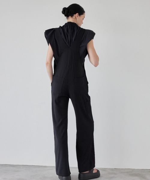 「ALEXIA STAM」 オーバーオール M グレー レディース_画像4