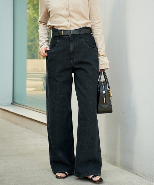 最終限定価格中です！！plage リアムプラージュ　ブラックデニム36サイズ plage（プラージュ） デニムパンツ 36 ブラック レディース : ZOZOTOWN