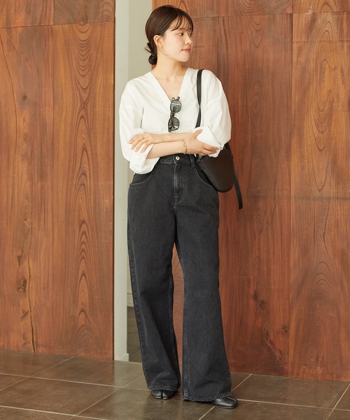 plage（プラージュ） デニムパンツ 36 ブラック レディース : ZOZOTOWN