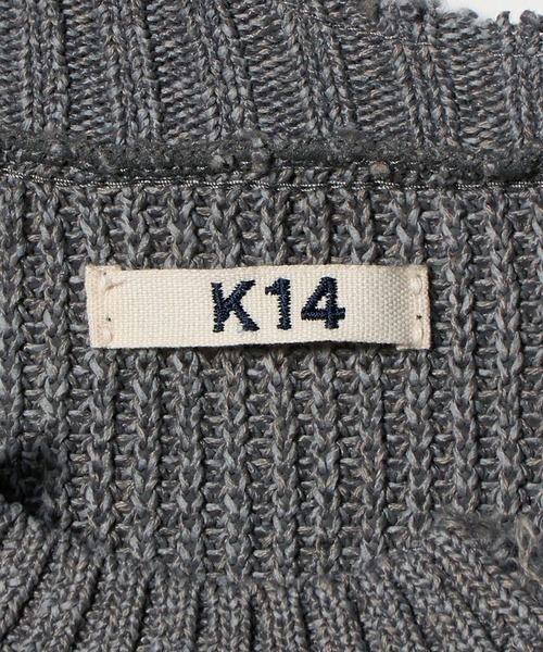 KHOKI（コッキ） ベスト ジレ 「KHOKI/コッキ」Destroyed Knit Vest