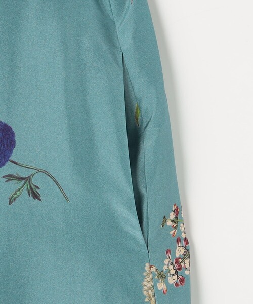 CABaN（キャバン） ワンピース シルク BOUQUETプリント キャミソール