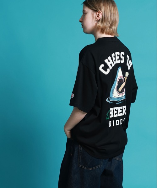 JACKROSE（ジャックローズ） tシャツ YOIDORE サメ乾杯ポケット TEE
