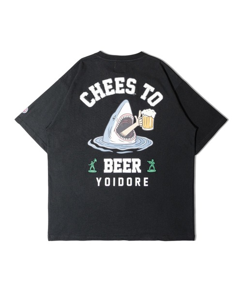 JACKROSE（ジャックローズ） tシャツ YOIDORE サメ乾杯ポケット TEE