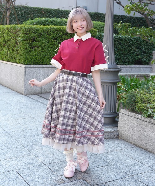 axes femme POETIQUE スカート ベルト付きサーキュラーSK : ZOZOTOWN