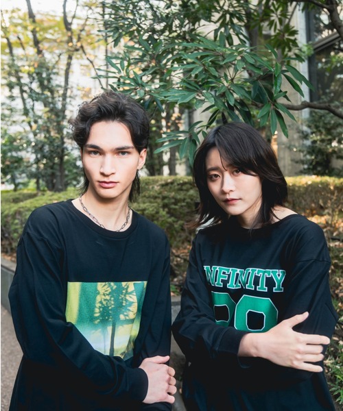 「L.H.P」 長袖カットソー X-LARGE ブラック レディース_画像2