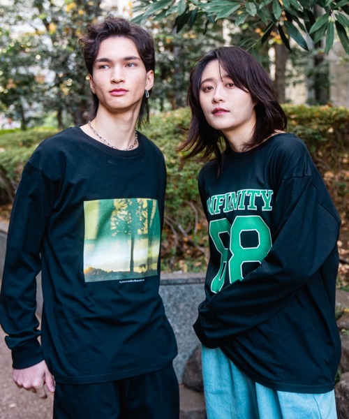 「L.H.P」 長袖カットソー X-LARGE ブラック レディース_画像3