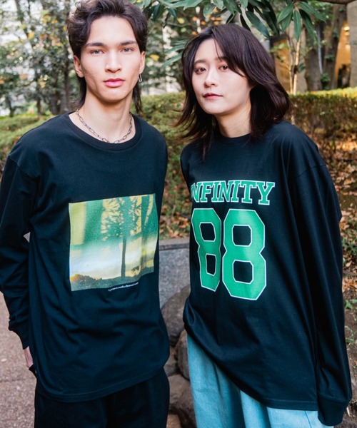 「L.H.P」 長袖カットソー X-LARGE ブラック レディース_画像4