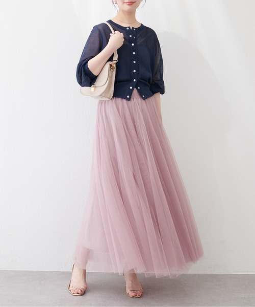 natural couture スカート エアリーチュールスカート : ZOZOTOWN Yahoo 