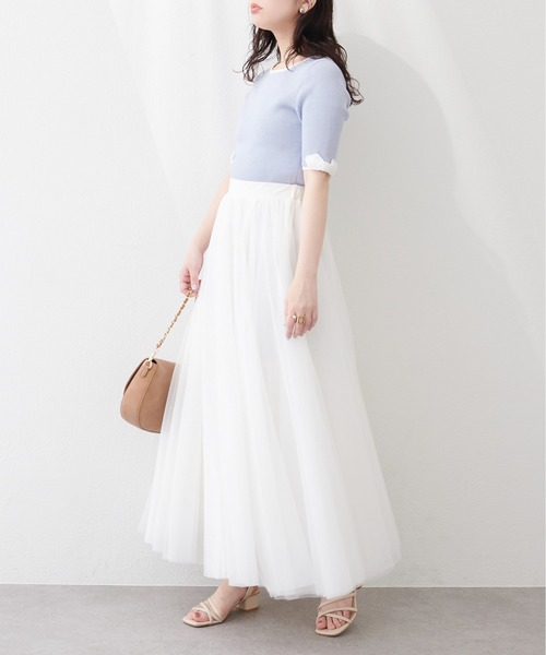 natural couture スカート エアリーチュールスカート : ZOZOTOWN Yahoo