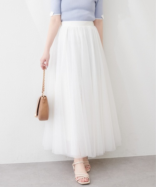 natural couture スカート エアリーチュールスカート : ZOZOTOWN Yahoo