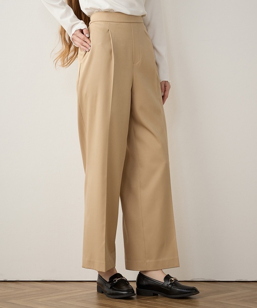 「LE SOUK HOLIDAY」 スラックス M ベージュ レディース_画像2