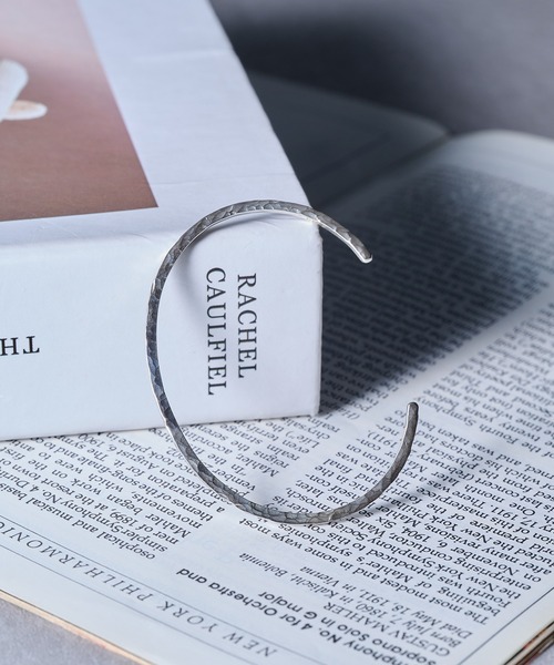 バングル 「MAISON CLUB」Slim Ripple Line Bold Bangle Silver925 KUN メンズ レディースの画像