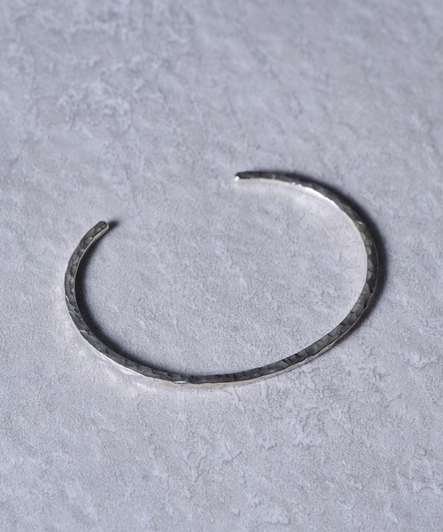 バングル 「MAISON CLUB」Slim Ripple Line Bold Bangle Silver925 KUN メンズ レディースの画像